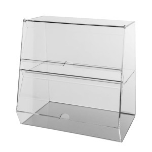 Gablota, witryna podwójna z plexi na drożdżówki i ciastka