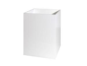 Pojemnik, kostka, kubik 20x20x30 cm - plexi 5 mm - biały