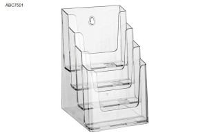 Piętrowy / kaskadowy stojak na ulotki 4 x A5