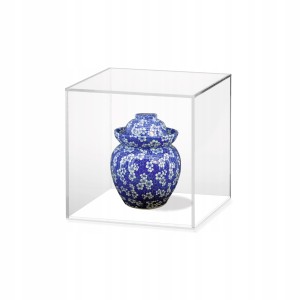 Gablota z plexi 10x10x10,3 cm na figurki, modele i biżuterię