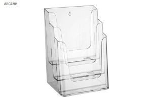 Piętrowy / kaskadowy stojak na ulotki 3 x A4